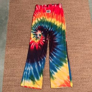 Brief Insanity Rainbow Tie Dye PJ Pants